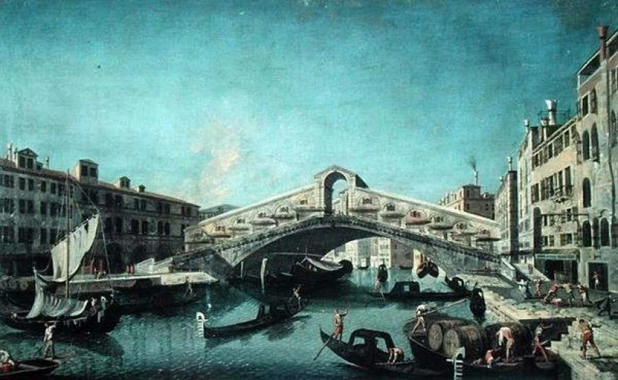 Il ponte di Rialto a Venezia - Museo di Capodimonte, Napoli